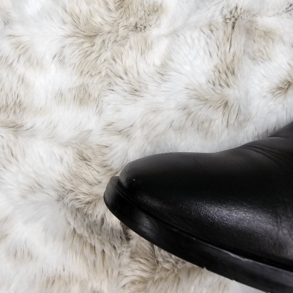 Aquatalia Colbie Women’s Chelsea Ankle Boots Weatherproof Zip Blck Leather US6.5 - Picture 10 of 13